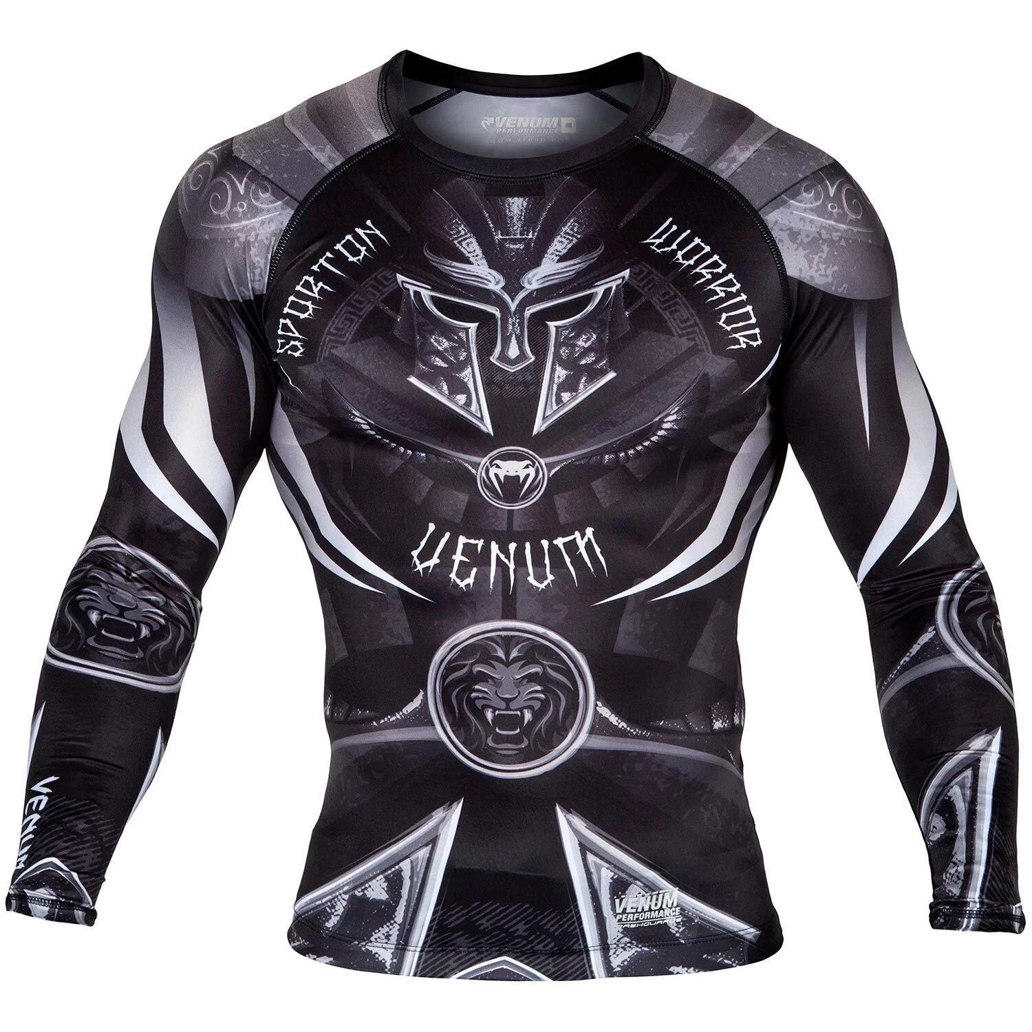 Рашгард Venum Gladiator 3.0 с Длинным рукавом Чёрный/Белый купить